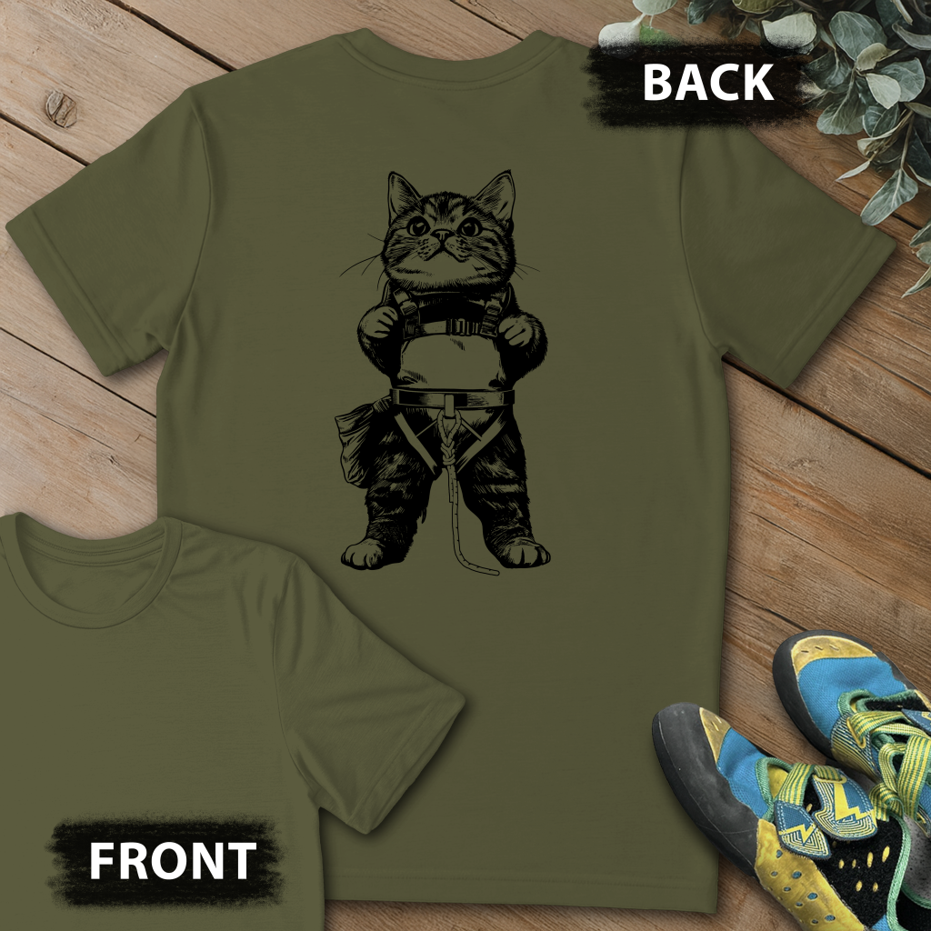 Cat Reading Route Backprint Tee