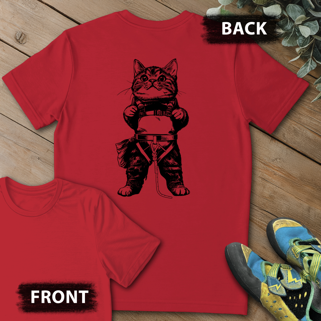 Cat Reading Route Backprint Tee