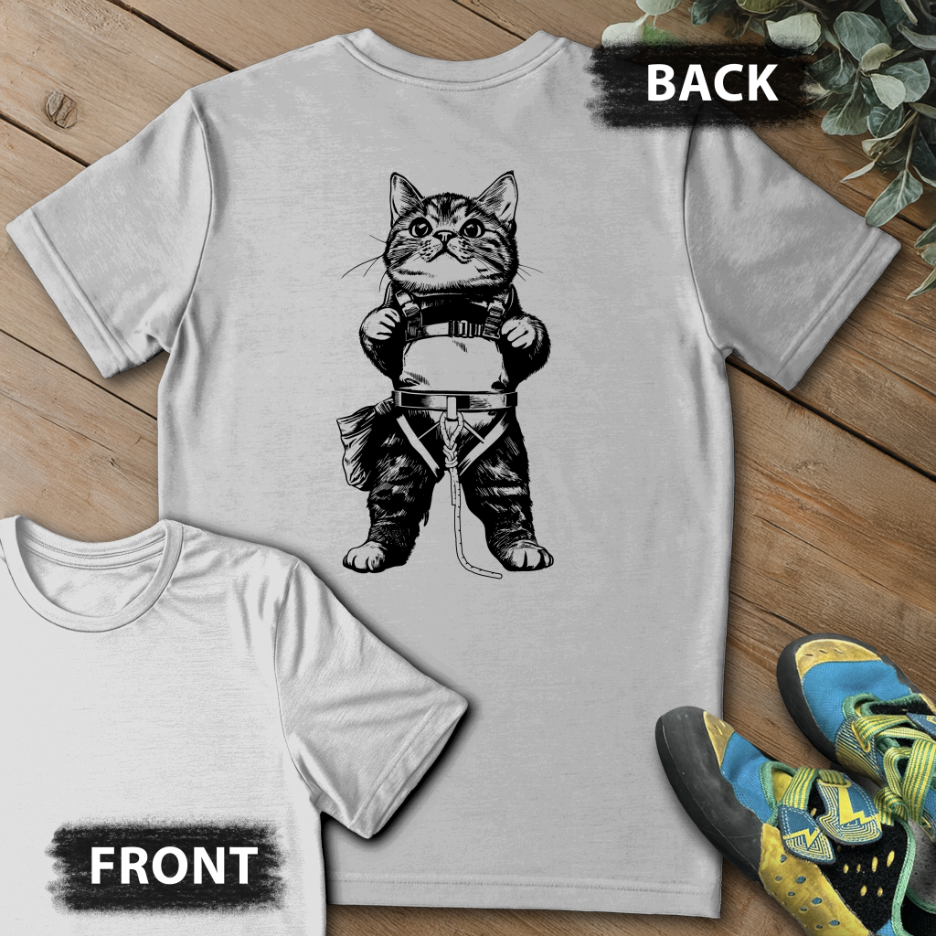 Cat Reading Route Backprint Tee