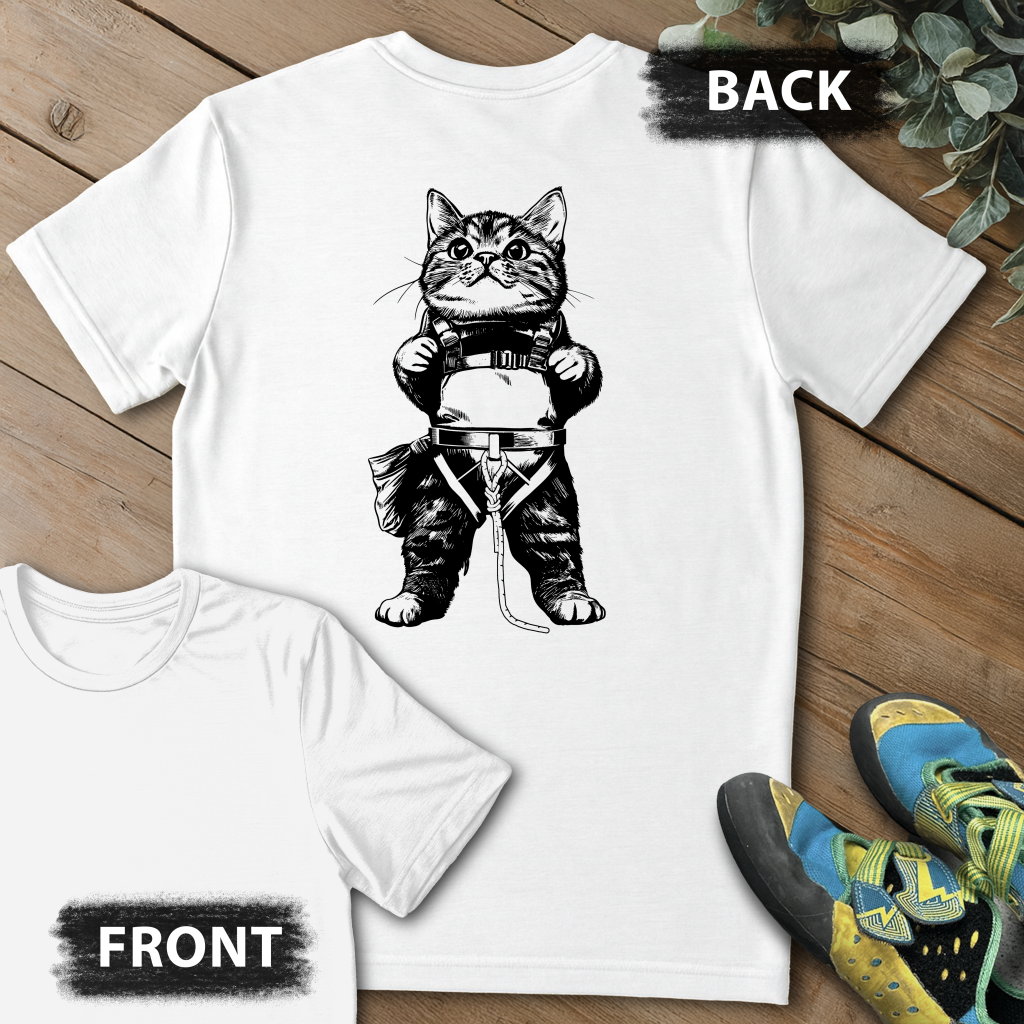 Cat Reading Route Backprint Tee