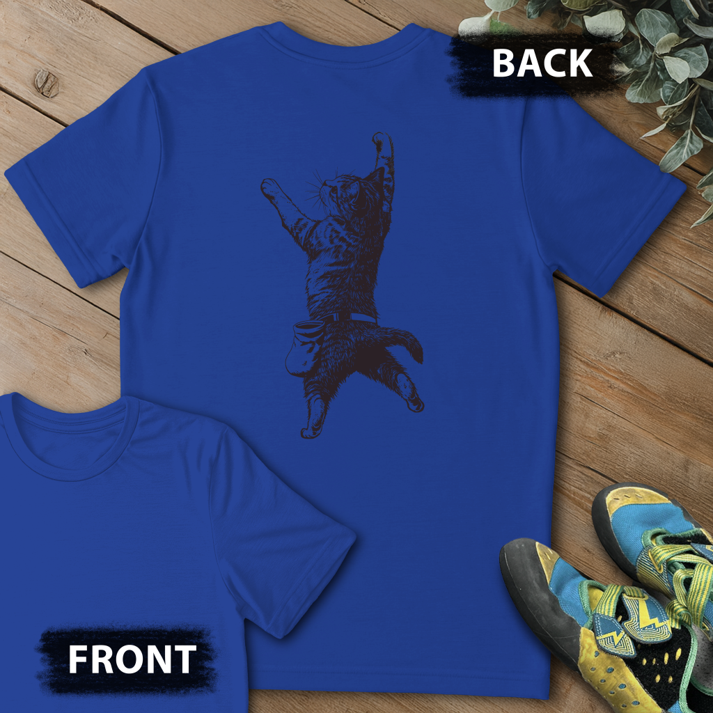 Cat Static Climb Backprint Tee