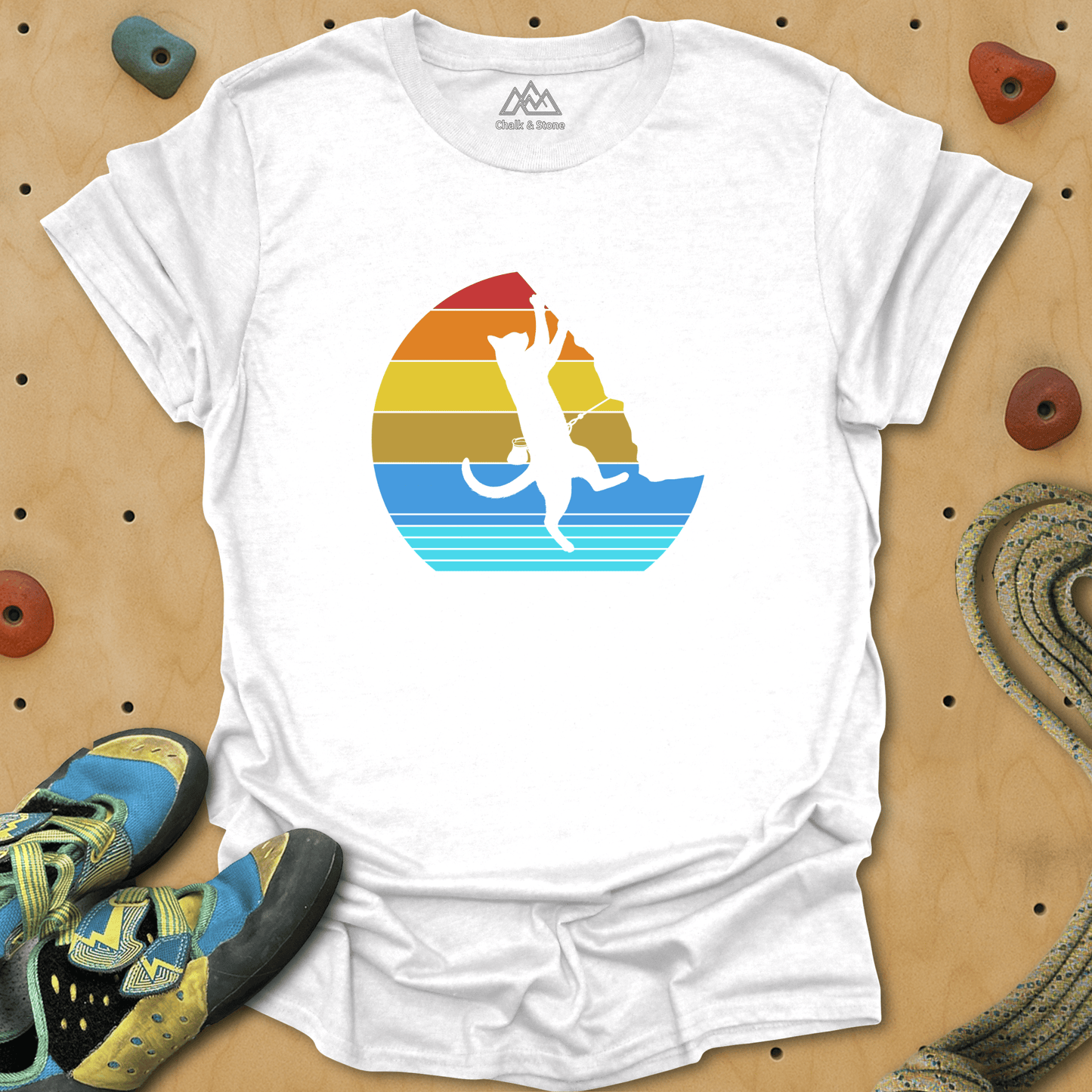 Cat Retro Climb Tee