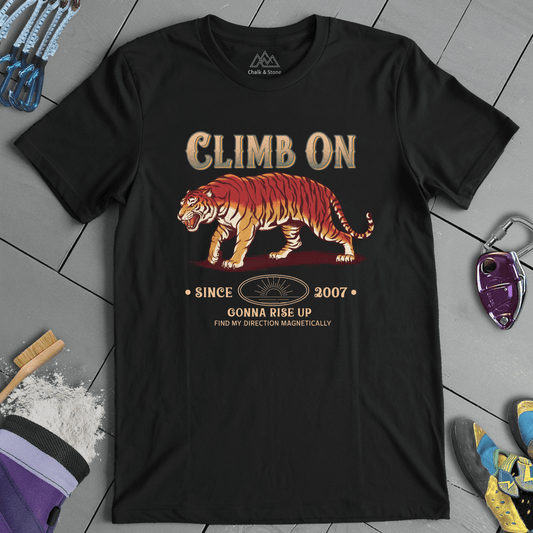 Climb On Tiger Tee