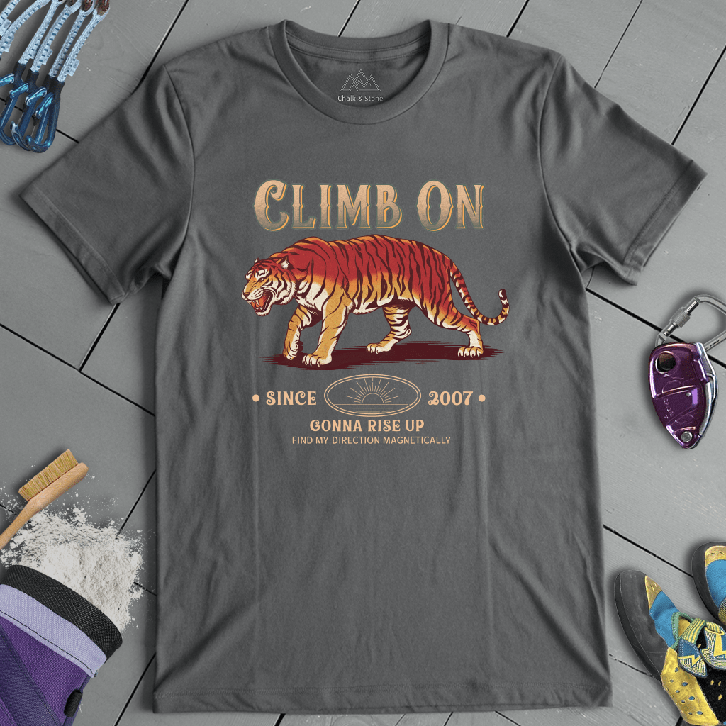 Climb On Tiger Tee