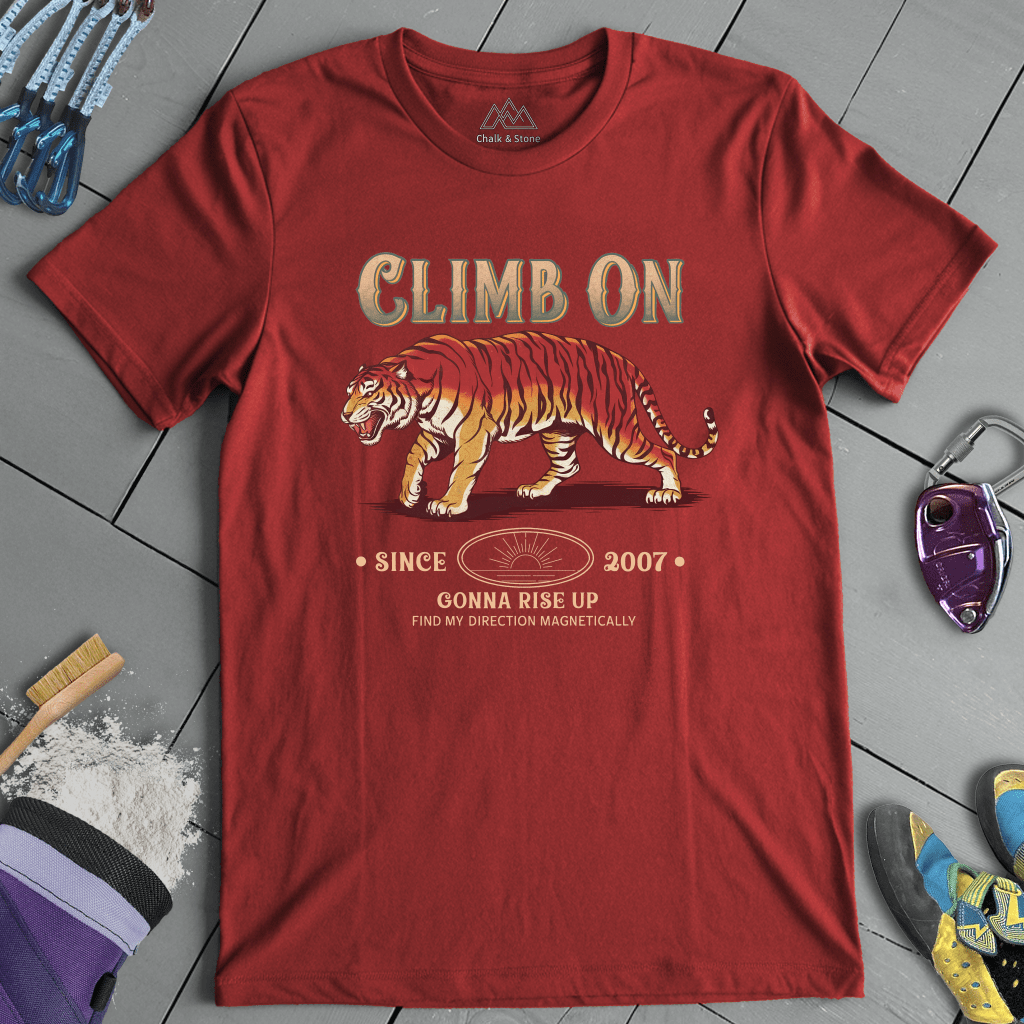 Climb On Tiger Tee
