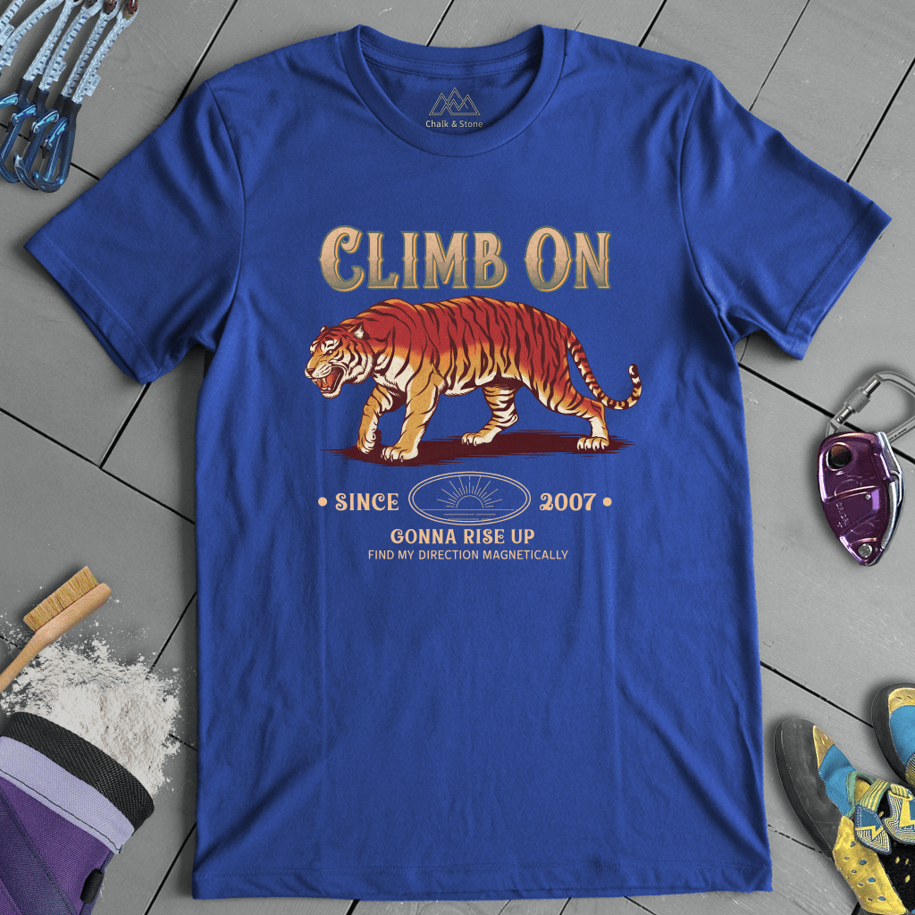 Climb On Tiger Tee
