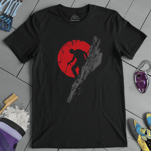Top Belay Red Moon Tee
