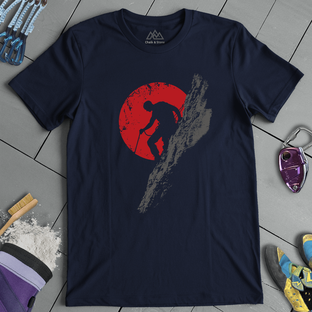 Top Belay Red Moon Tee