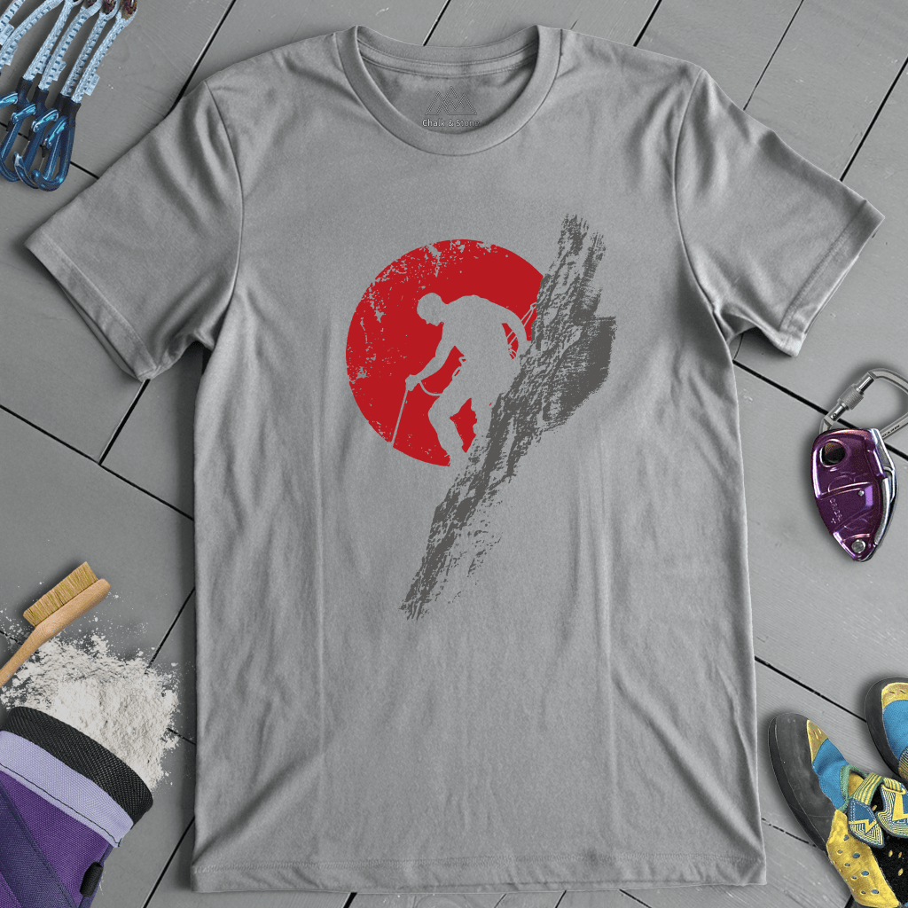 Top Belay Red Moon Tee