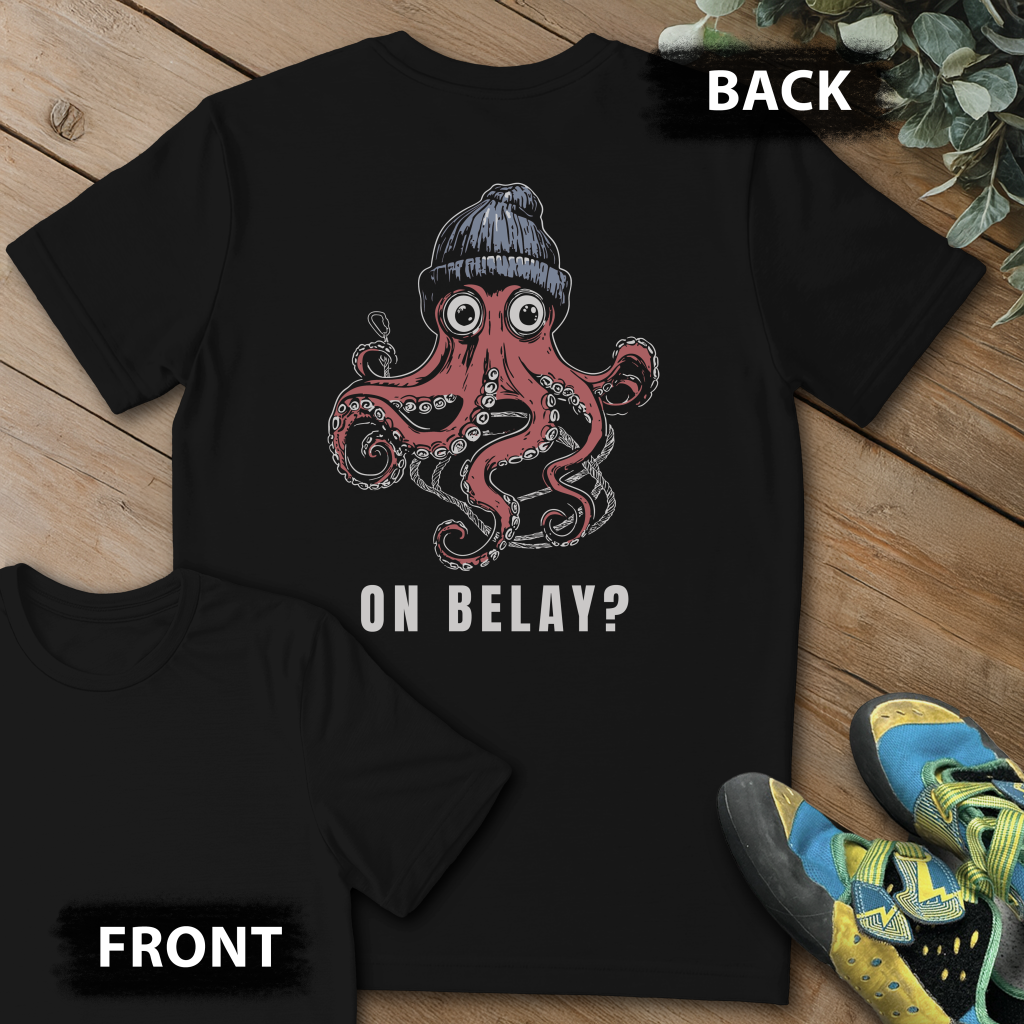 On Belay Octo Backprint Tee