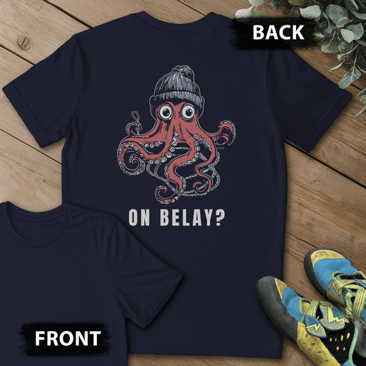 On Belay Octo Backprint Tee