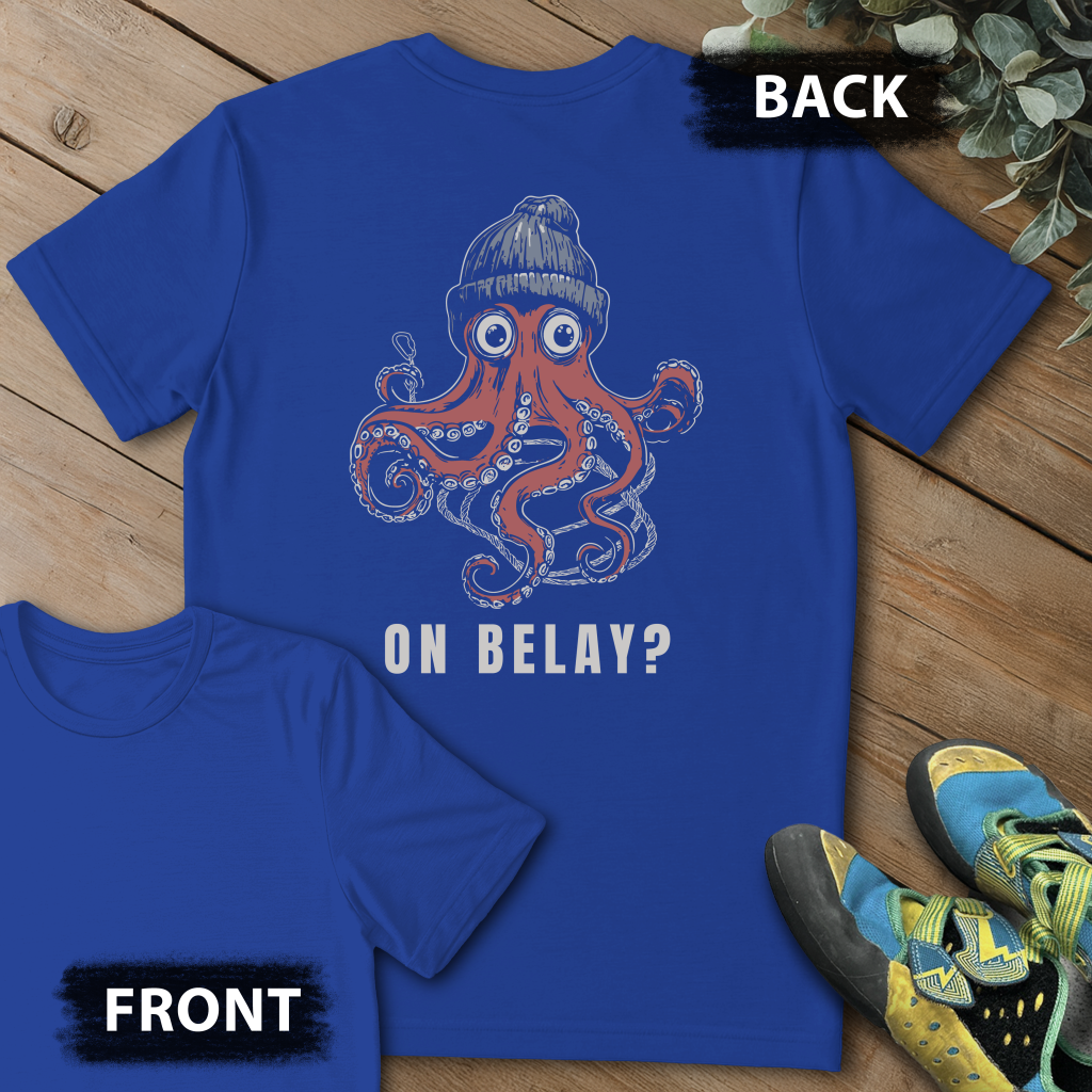 On Belay Octo Backprint Tee