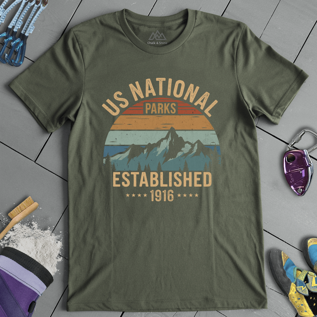 US Parks Retro Stripes Tee