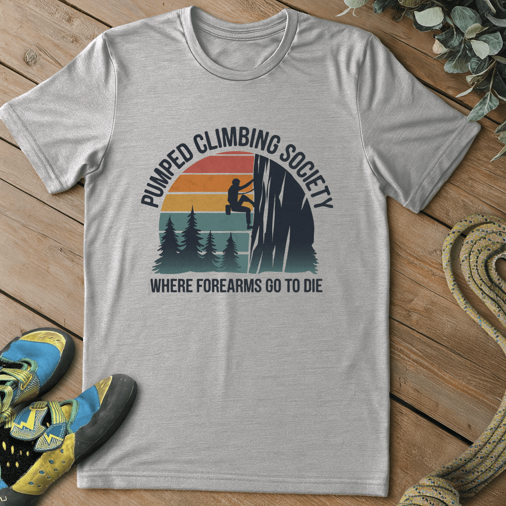 Pumped Climbing Society Tee