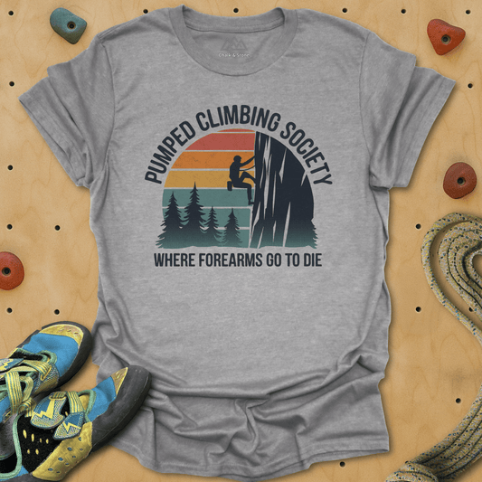 Pumped Climbing Society Tee