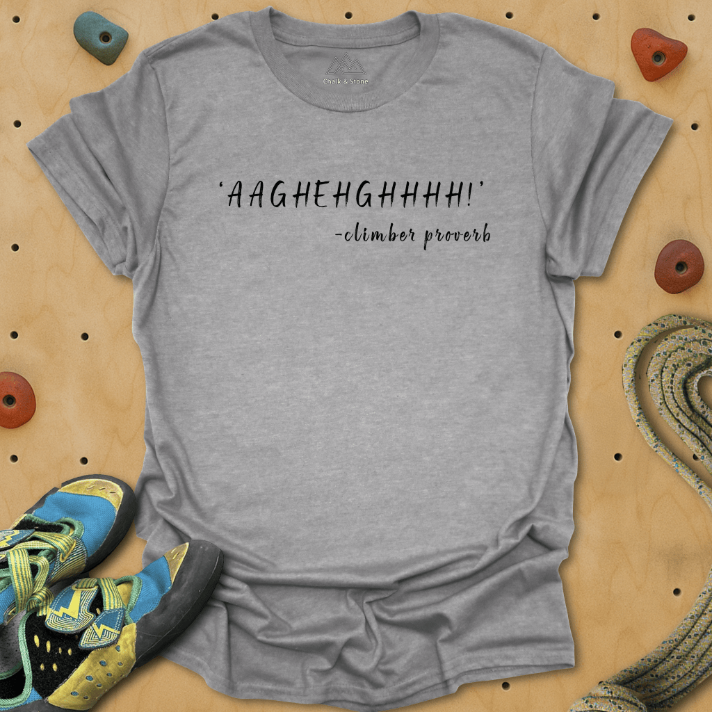 Climber Proverb Tee