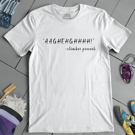 Climber Proverb Tee