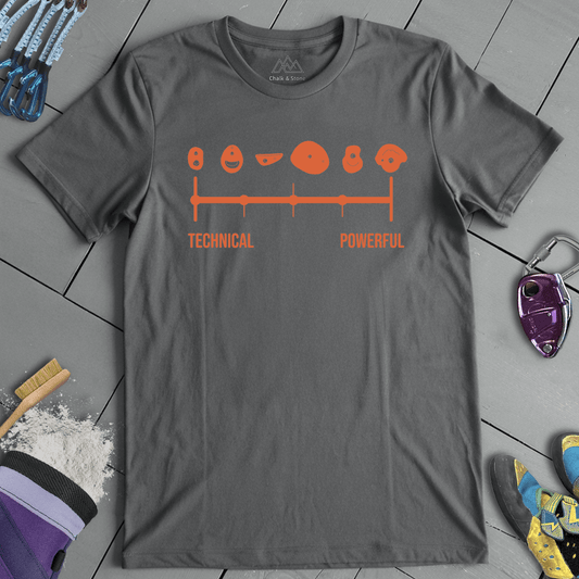 Technical to Powerful Holds Tee