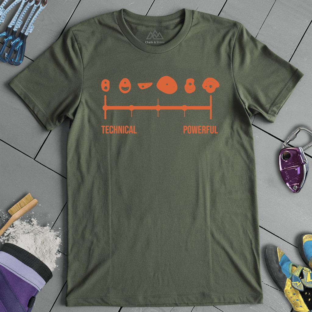 Technical to Powerful Holds Tee