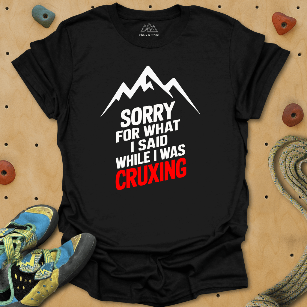 Words While Cruxing Tee