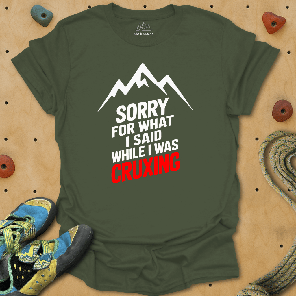 Words While Cruxing Tee