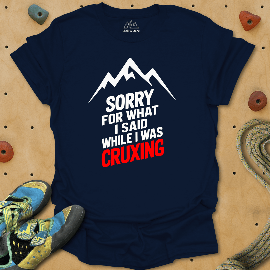 Words While Cruxing Tee