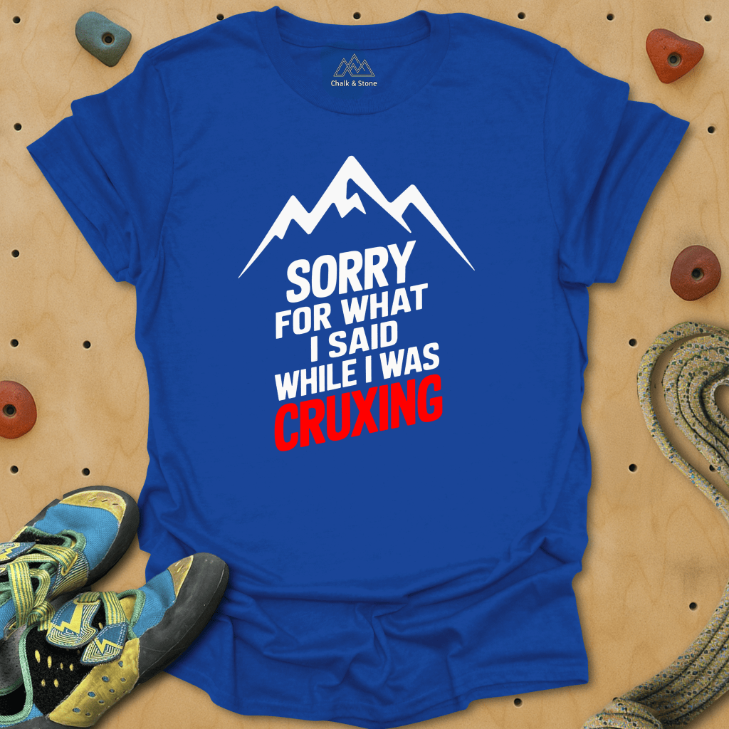 Words While Cruxing Tee