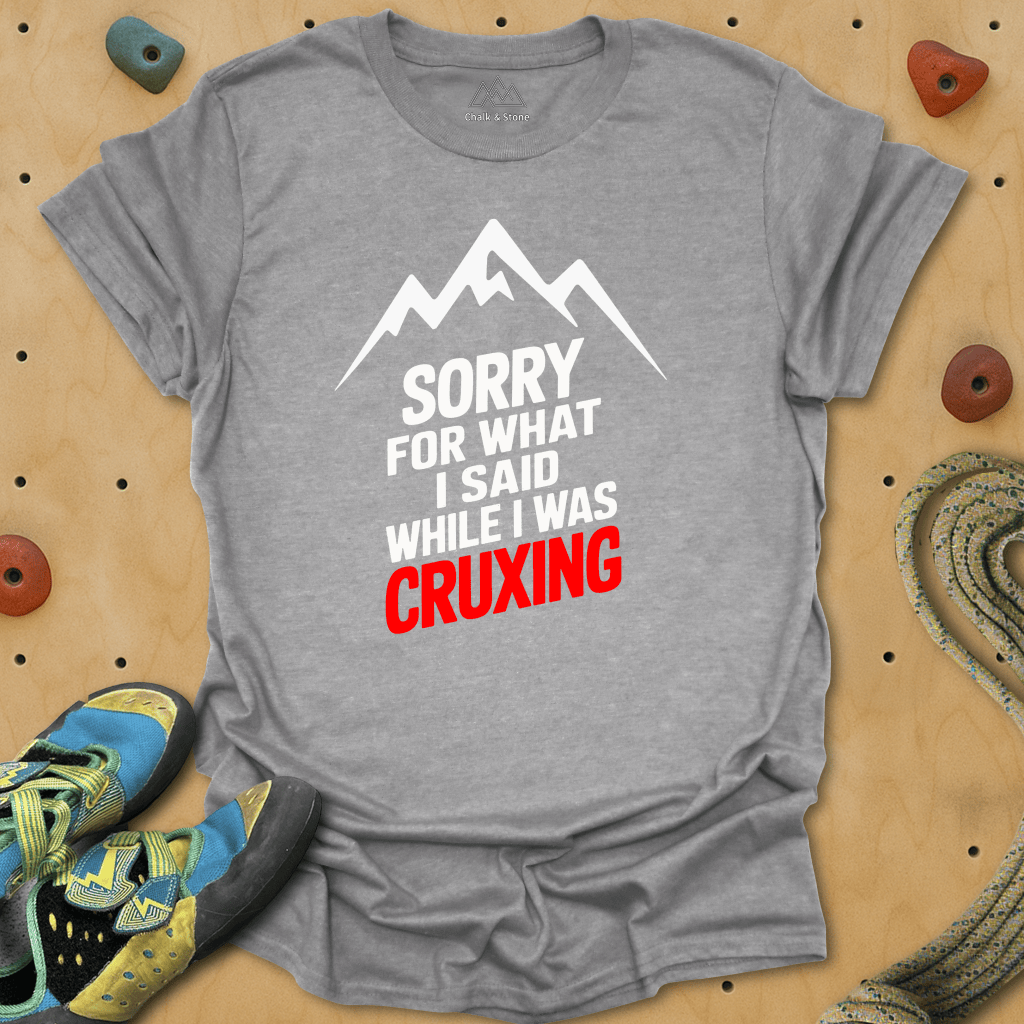 Words While Cruxing Tee