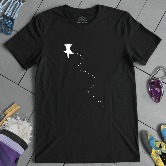 Cat Climbing Path Tee