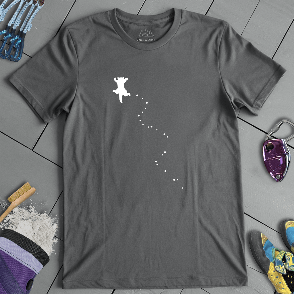 Cat Climbing Path Tee