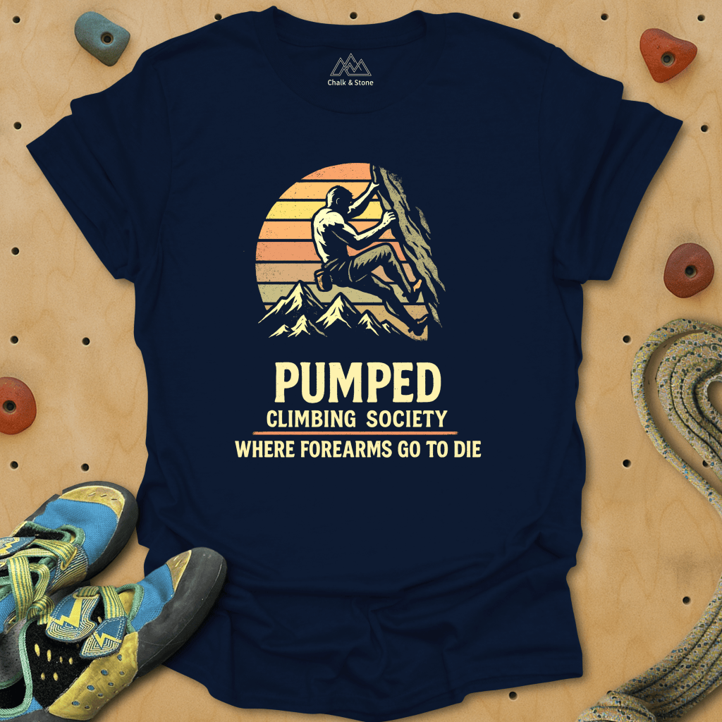 Pumped Climbing Society Redux Tee