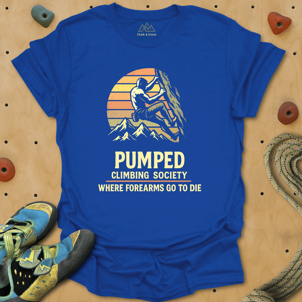 Pumped Climbing Society Redux Tee
