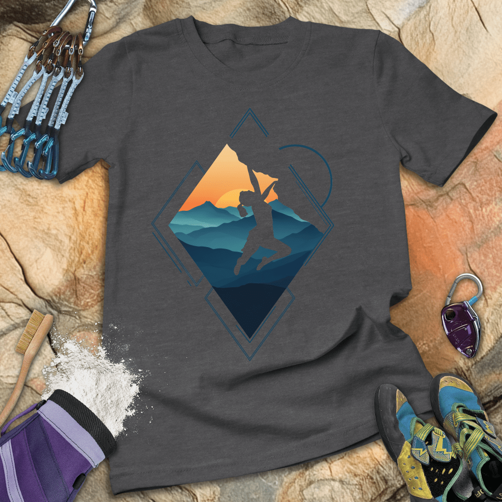 Triangle Cliff Hang Tee