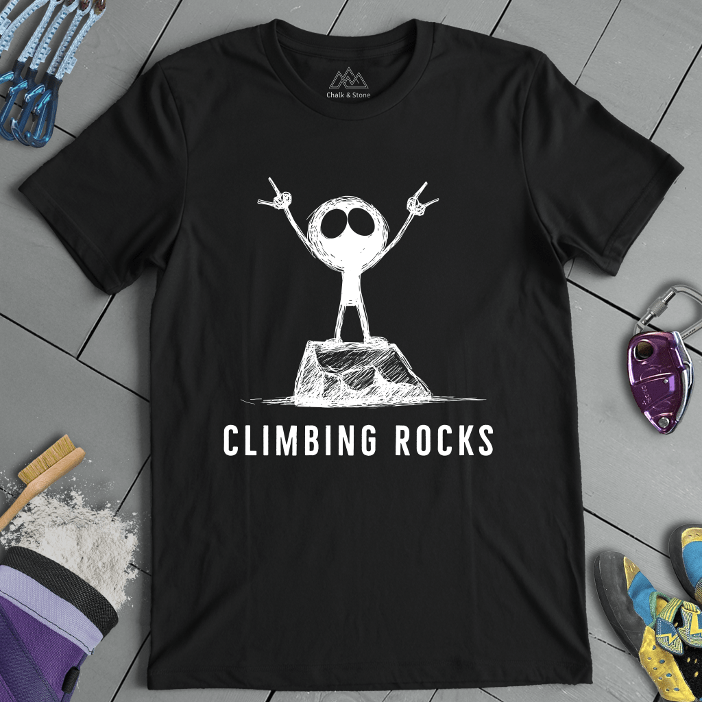 Climbing Rock On Tee