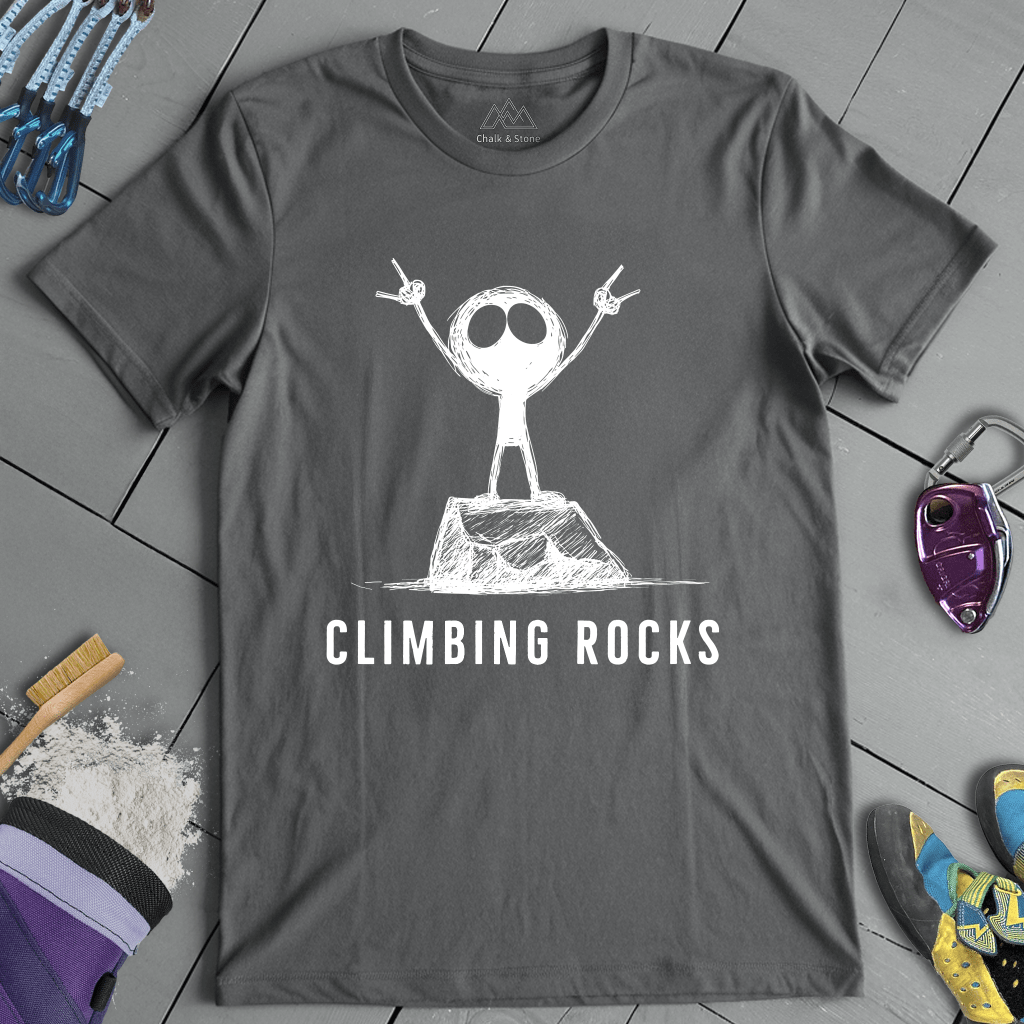 Climbing Rock On Tee