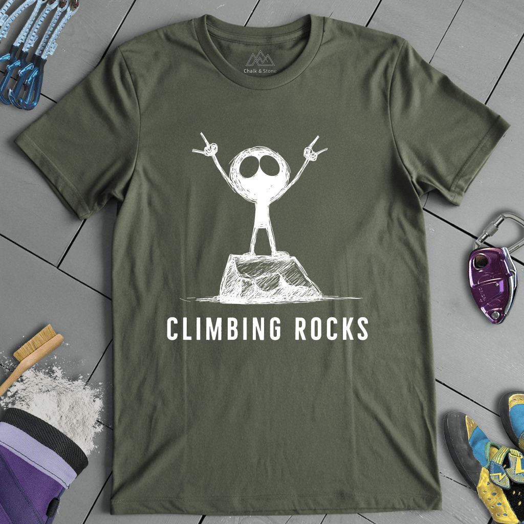 Climbing Rock On Tee