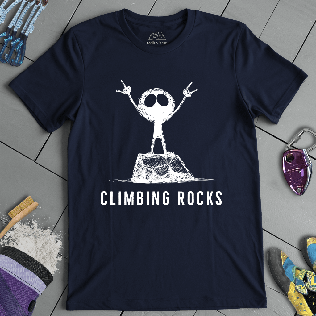 Climbing Rock On Tee
