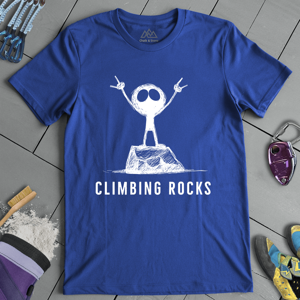Climbing Rock On Tee
