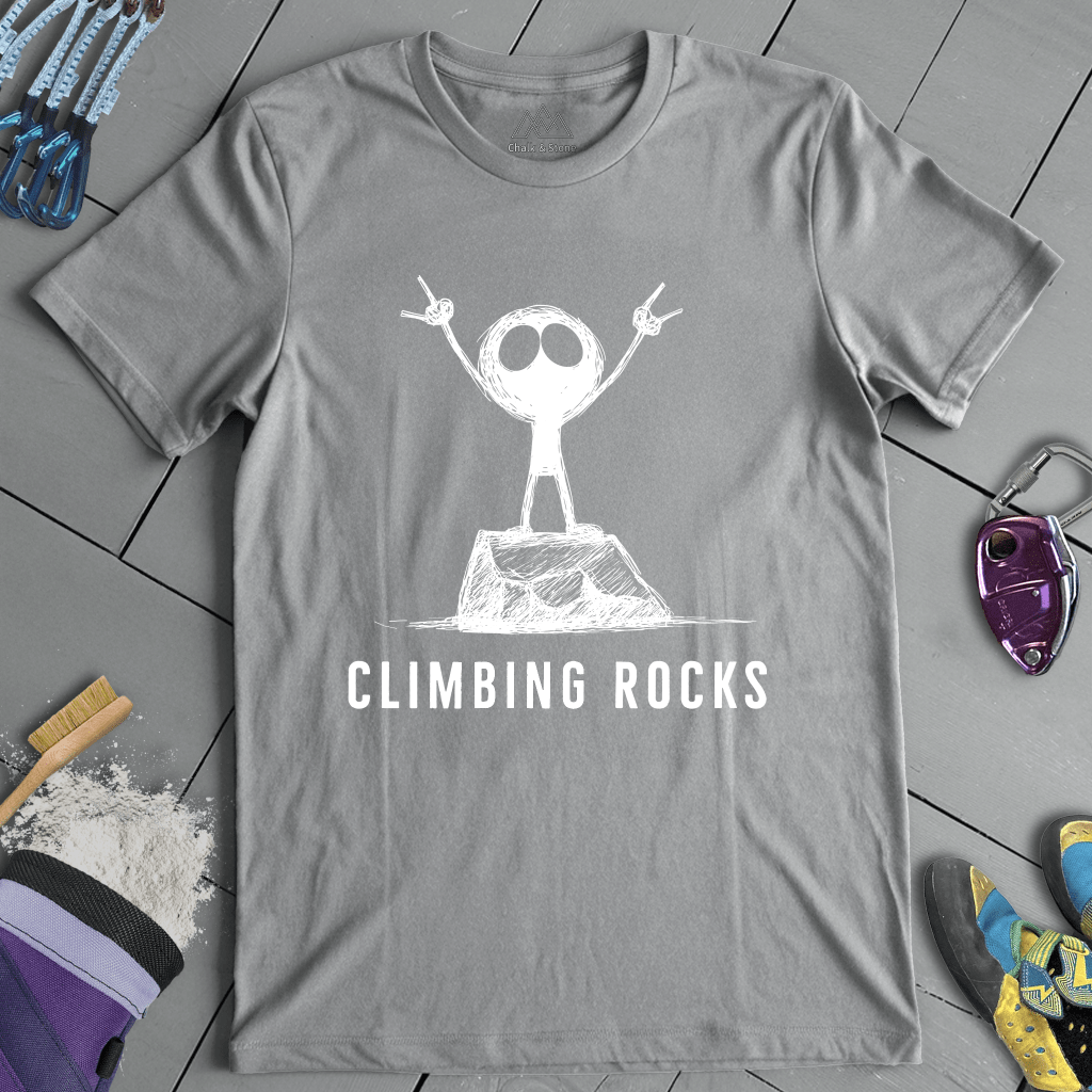 Climbing Rock On Tee