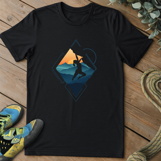 Triangle Cliff Hang Tee