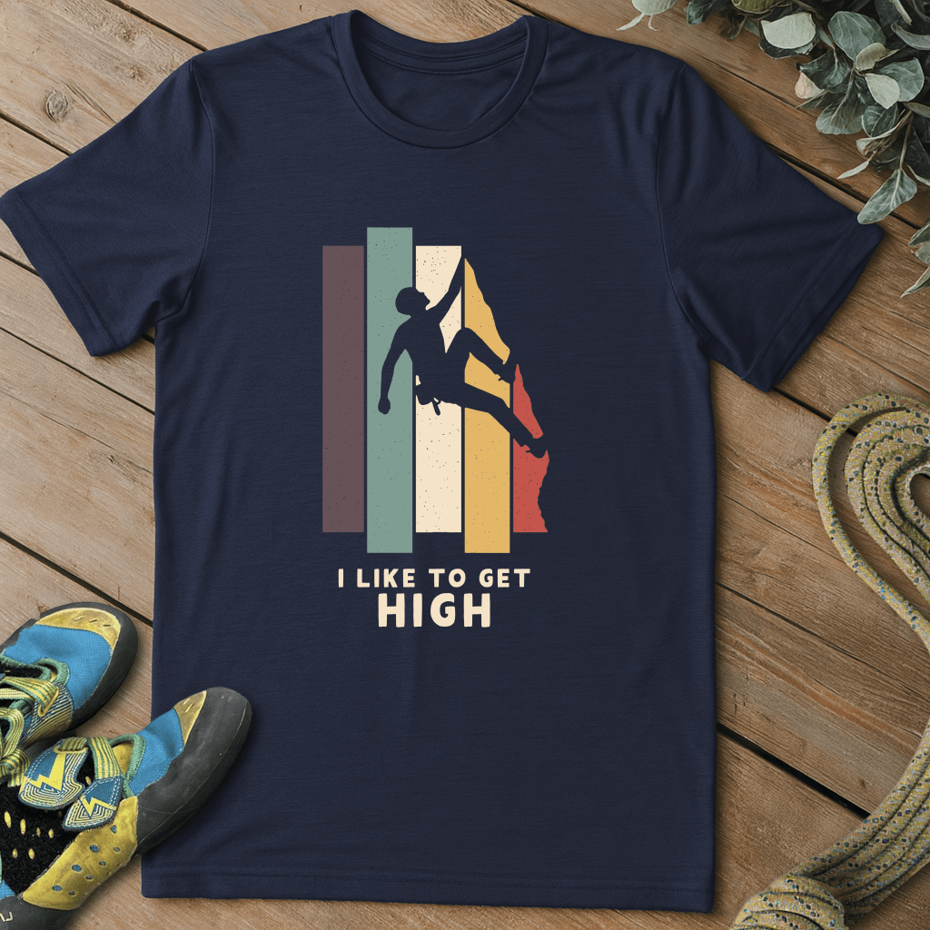 Like To Get High Retro Tee