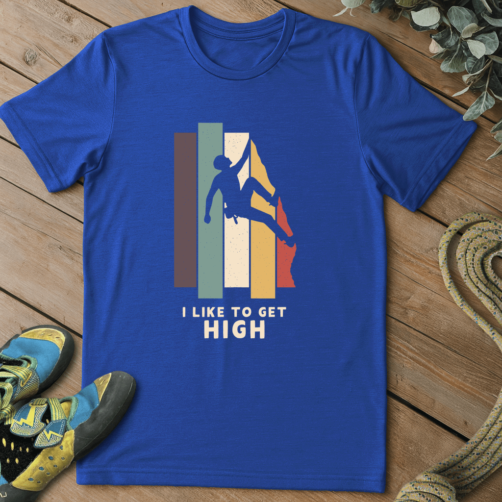 Like To Get High Retro Tee