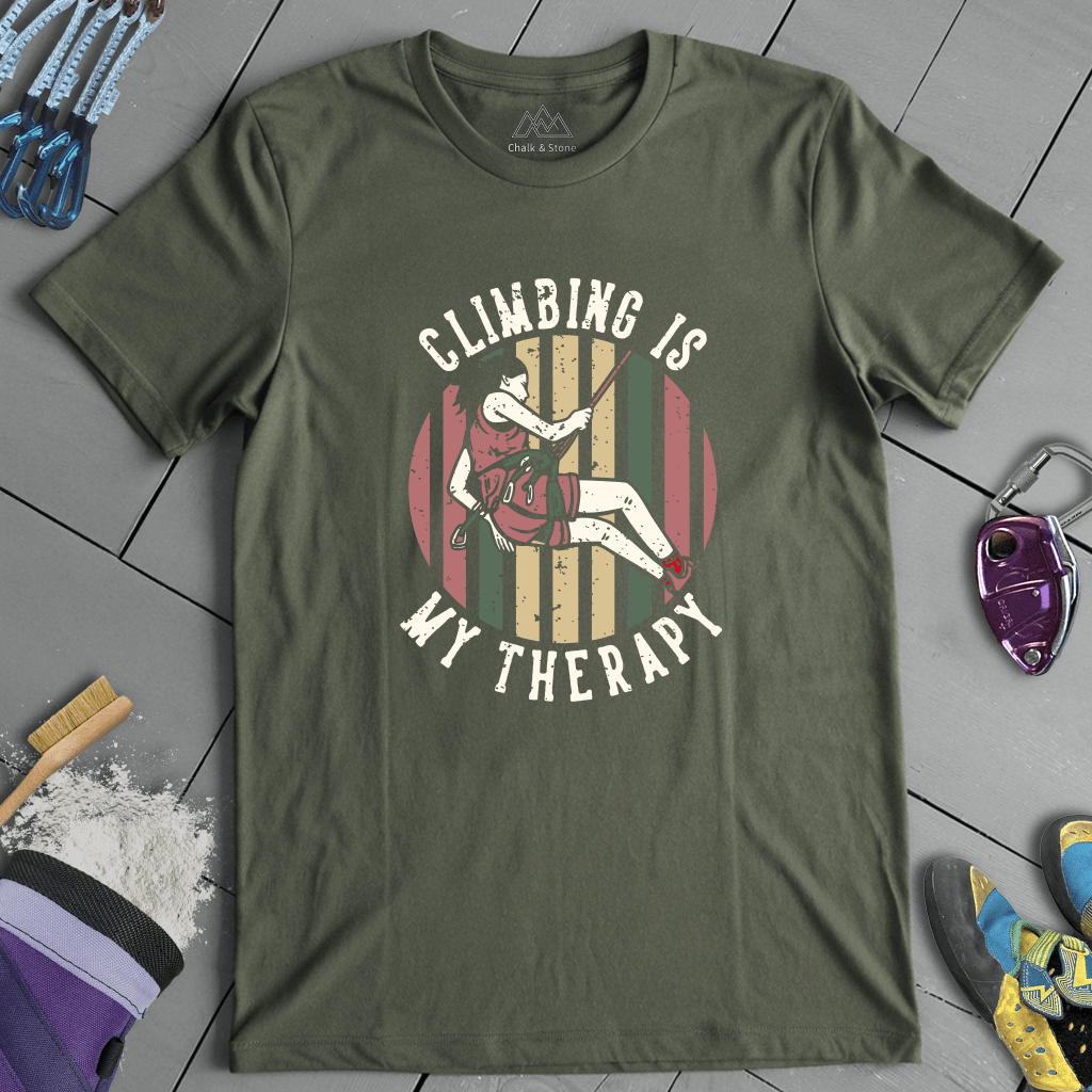 Climbing is my Therapy Tee