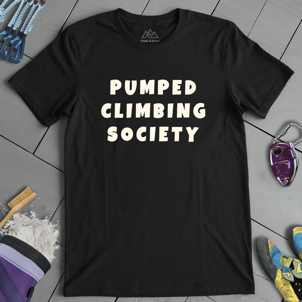 Pumped Climbing Society Tee