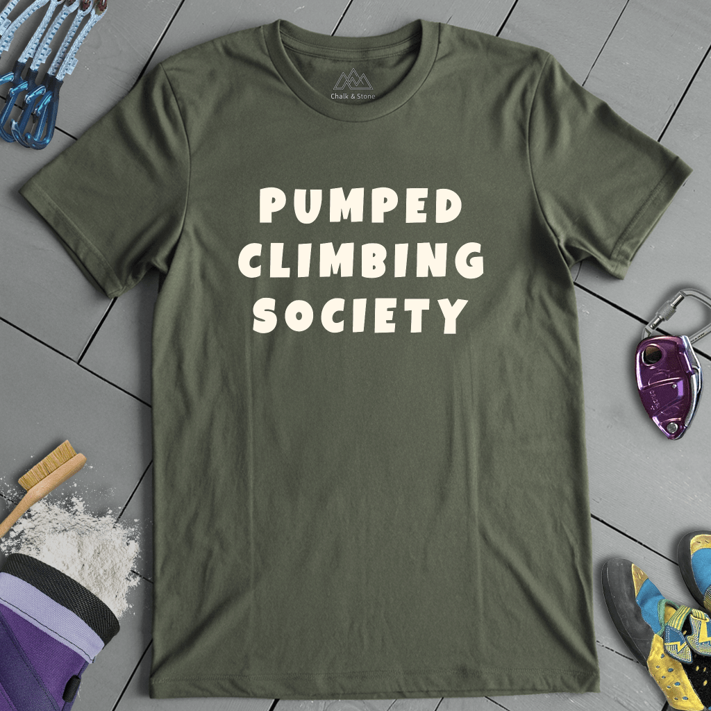 Pumped Climbing Society Tee
