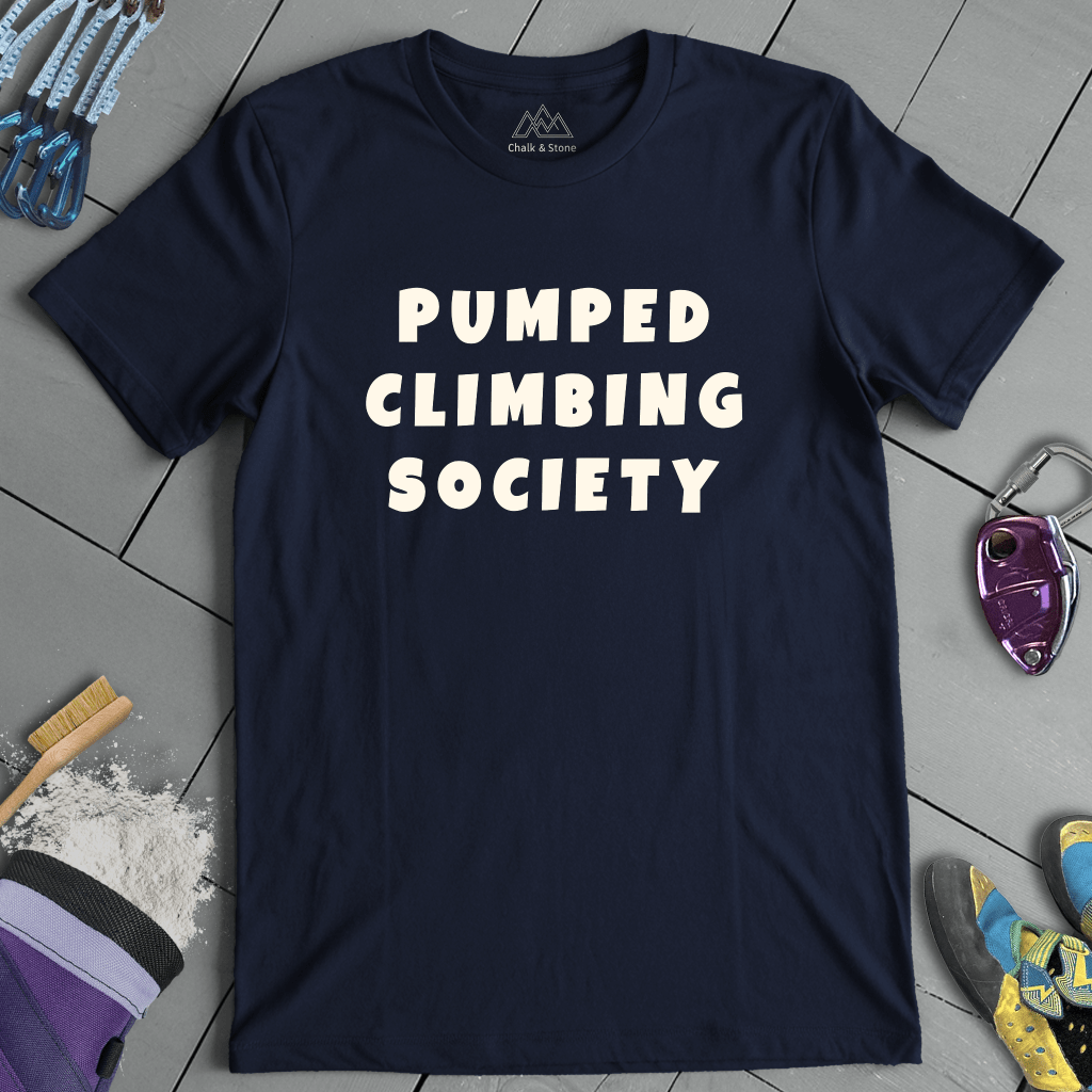 Pumped Climbing Society Tee