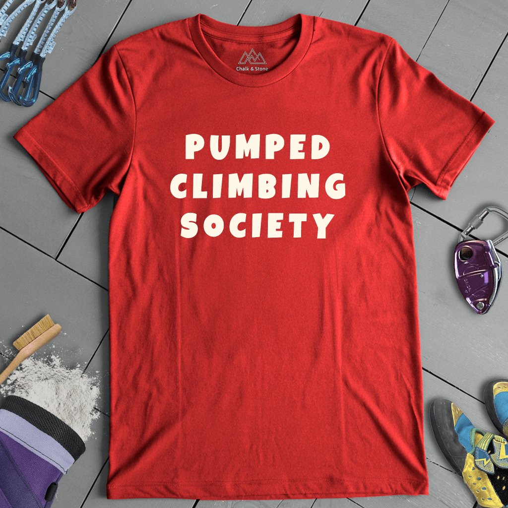 Pumped Climbing Society Tee
