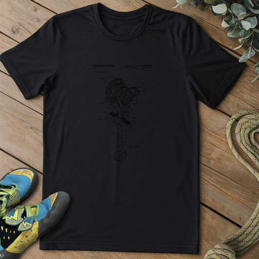 Climbing Anchor Blueprint Tee