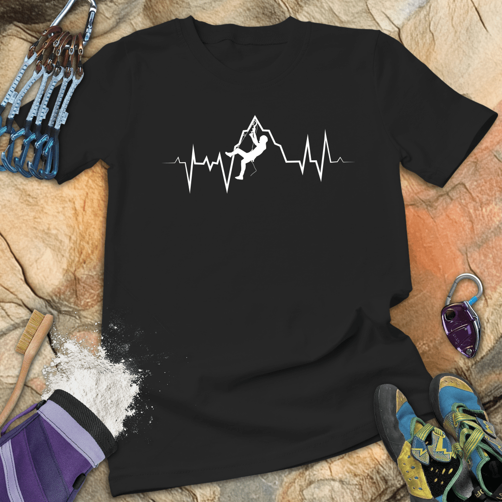 Ice Climbing Heartbeat Tee