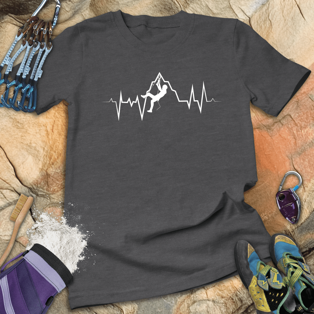 Ice Climbing Heartbeat Tee